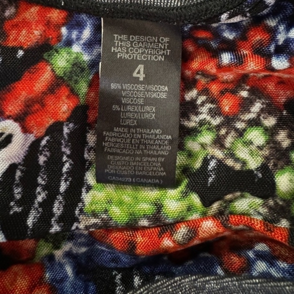 Custo Barcelona Multicolor Knit Dress Tunic Top - Picture 5 of 7